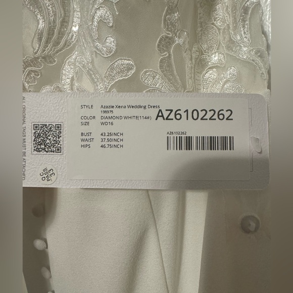 Brand new wedding dress , size 16 - Picture 5 of 6